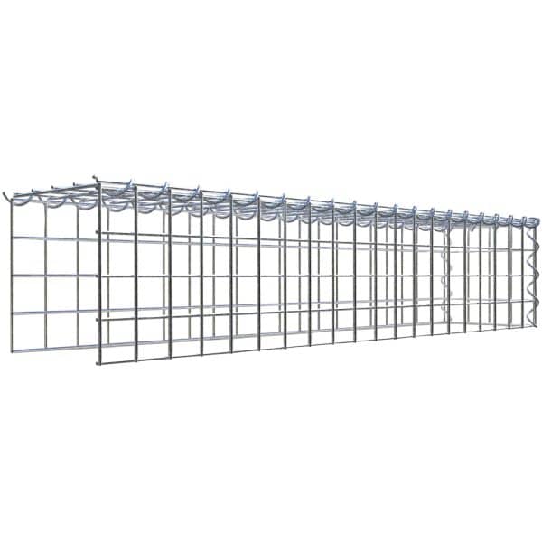 Gabiona Gabione-Anbaukorb Typ 4 20 x 100 x 20 cm Maschenw 5 x 5 cm