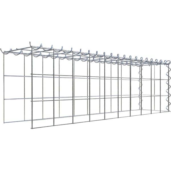 Gabiona Gabione-Anbaukorb Typ 4 30 x 100 x 20 cm Maschenw 10 x 10 cm