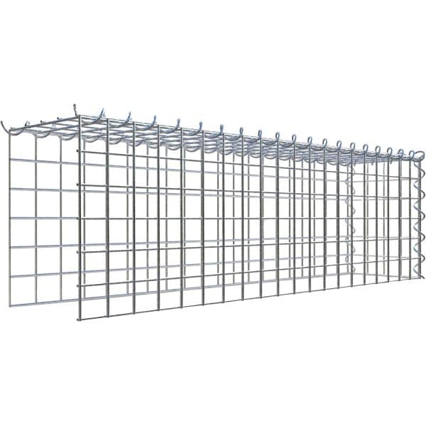 Gabiona Gabione-Anbaukorb Typ 4 30 x 100 x 20 cm Maschenw 5 x 5 cm