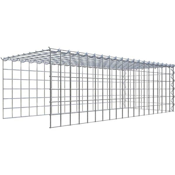 Gabiona Gabione-Anbaukorb Typ 4 30 x 100 x 40 cm Maschenw 5 x 5 cm