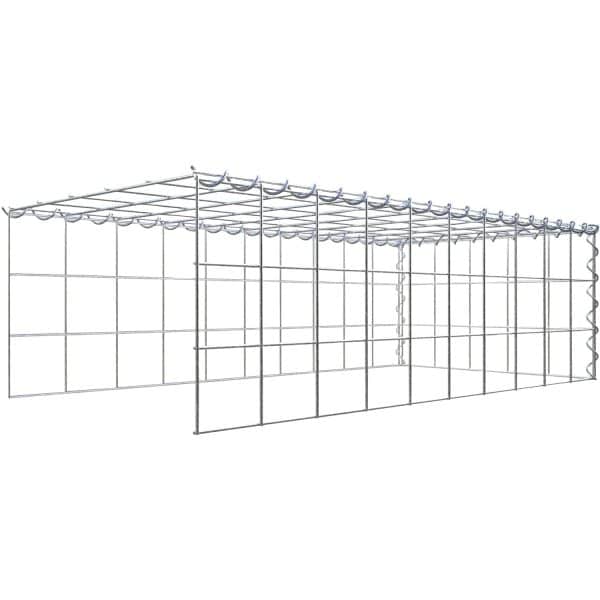 Gabiona Gabione-Anbaukorb Typ 4 30 x 100 x 50 cm Maschenw 10 x 10 cm