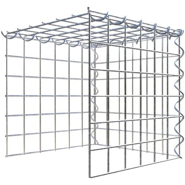 Gabiona Gabione-Anbaukorb Typ 4 30 x 30 x 30 cm Maschenw 5 x 5 cm
