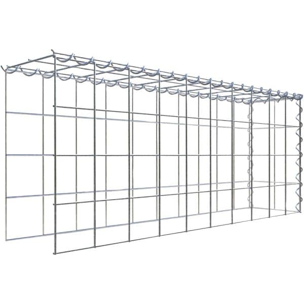 Gabiona Gabione-Anbaukorb Typ 4 40 x 100 x 20 cm Maschenw 10 x 10 cm