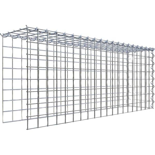 Gabiona Gabione-Anbaukorb Typ 4 40 x 100 x 20 cm Maschenw 5 x 5 cm