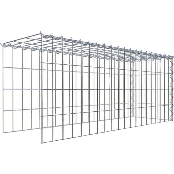 Gabiona Gabione-Anbaukorb Typ 4 40 x 100 x 30 cm Maschenw 5 x 10 cm
