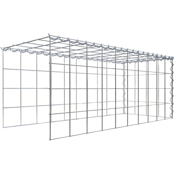 Gabiona Gabione-Anbaukorb Typ 4 40 x 100 x 40 cm Maschenw 10 x 10 cm
