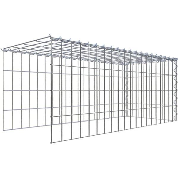 Gabiona Gabione-Anbaukorb Typ 4 40 x 100 x 40 cm Maschenw 5 x 10 cm