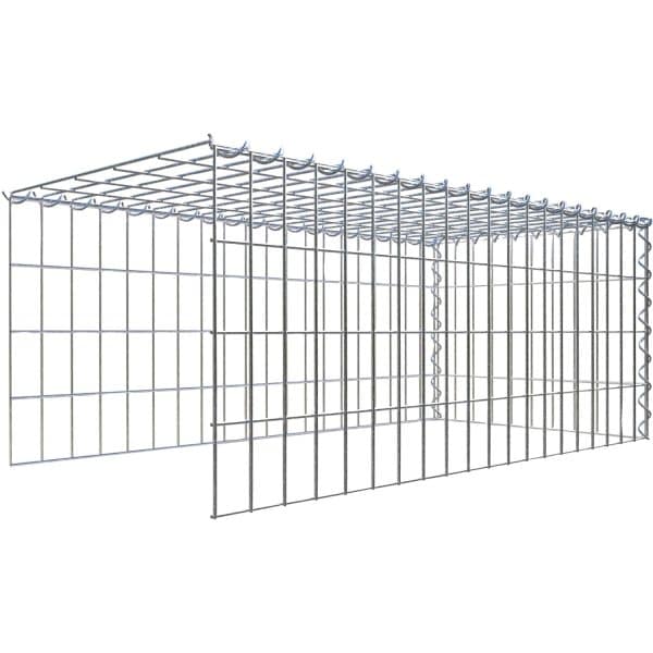 Gabiona Gabione-Anbaukorb Typ 4 40 x 100 x 50 cm Maschenw 5 x 10 cm
