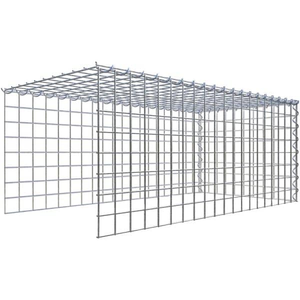 Gabiona Gabione-Anbaukorb Typ 4 40 x 100 x 50 cm Maschenw 5 x 5 cm
