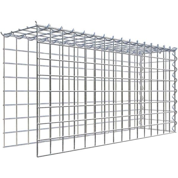 Gabiona Gabione-Anbaukorb Typ 4 40 x 80 x 20 cm Maschenw 5 x 5 cm