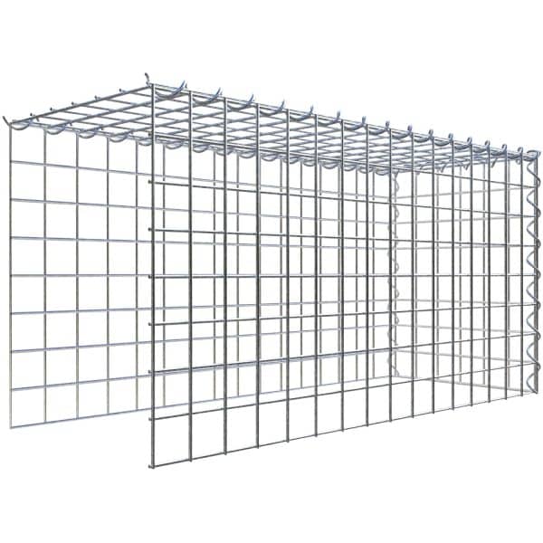 Gabiona Gabione-Anbaukorb Typ 4 40 x 80 x 30 cm Maschenw 5 x 5 cm