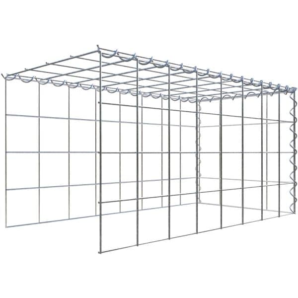Gabiona Gabione-Anbaukorb Typ 4 40 x 80 x 40 cm Maschenw 10 x 10 cm