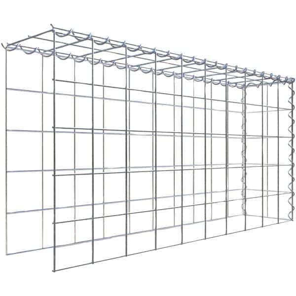 Gabiona Gabione-Anbaukorb Typ 4 50 x 100 x 20 cm Maschenw 10 x 10 cm