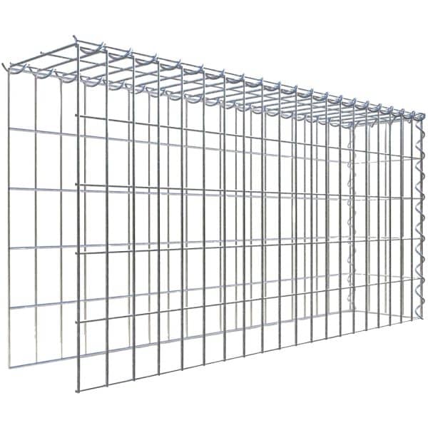 Gabiona Gabione-Anbaukorb Typ 4 50 x 100 x 20 cm Maschenw 5 x 10 cm