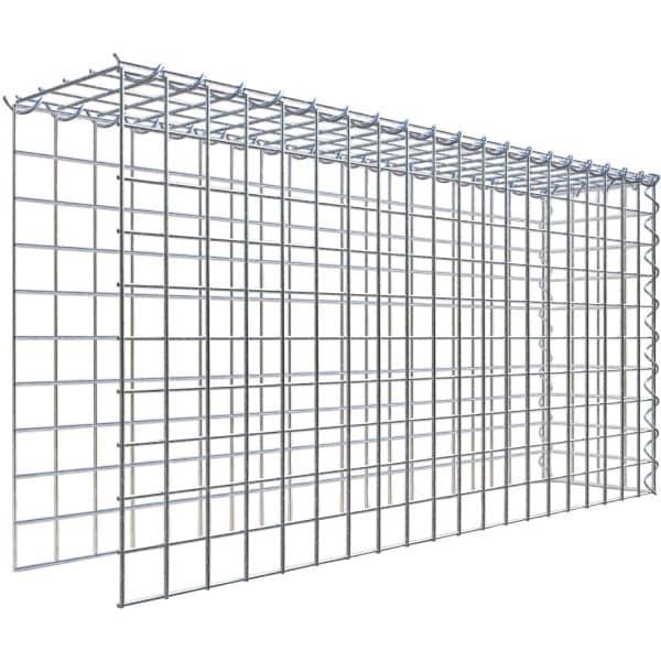 Gabiona Gabione-Anbaukorb Typ 4 50 x 100 x 20 cm Maschenw 5 x 5 cm