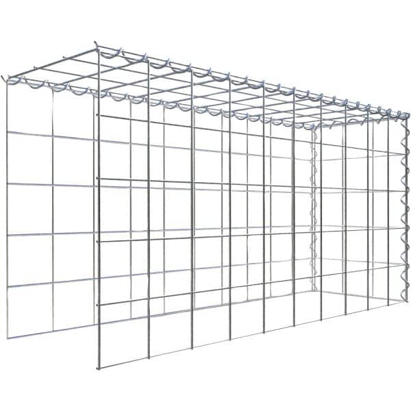 Gabiona Gabione-Anbaukorb Typ 4 50 x 100 x 30 cm Maschenw 10 x 10 cm
