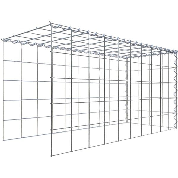 Gabiona Gabione-Anbaukorb Typ 4 50 x 100 x 40 cm Maschenw 10 x 10 cm