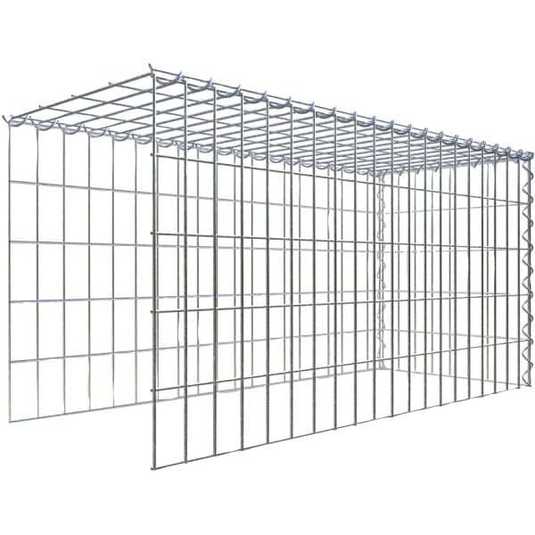 Gabiona Gabione-Anbaukorb Typ 4 50 x 100 x 40 cm Maschenw 5 x 10 cm