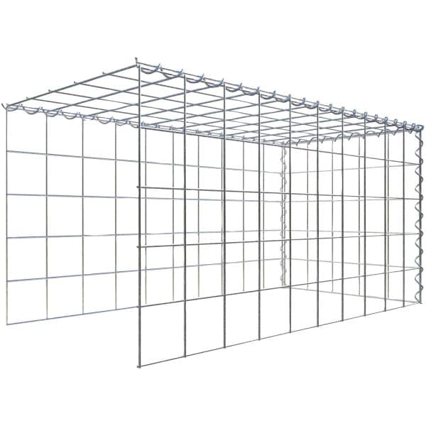 Gabiona Gabione-Anbaukorb Typ 4 50 x 100 x 50 cm Maschenw 10 x 10 cm