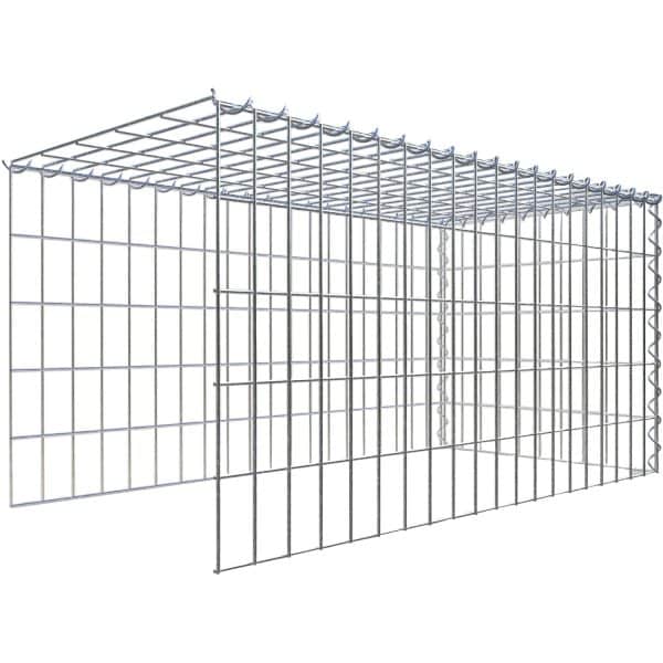 Gabiona Gabione-Anbaukorb Typ 4 50 x 100 x 50 cm Maschenw 5 x 10 cm