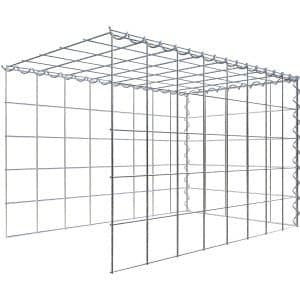 Gabiona Gabione-Anbaukorb Typ 4 50 x 80 x 50 cm Maschenw 10 x 10 cm