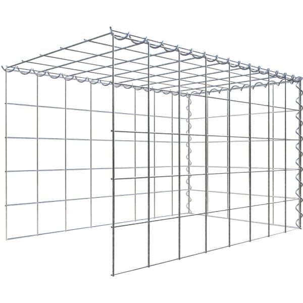 Gabiona Gabione-Anbaukorb Typ 4 50 x 80 x 50 cm Maschenw 10 x 10 cm