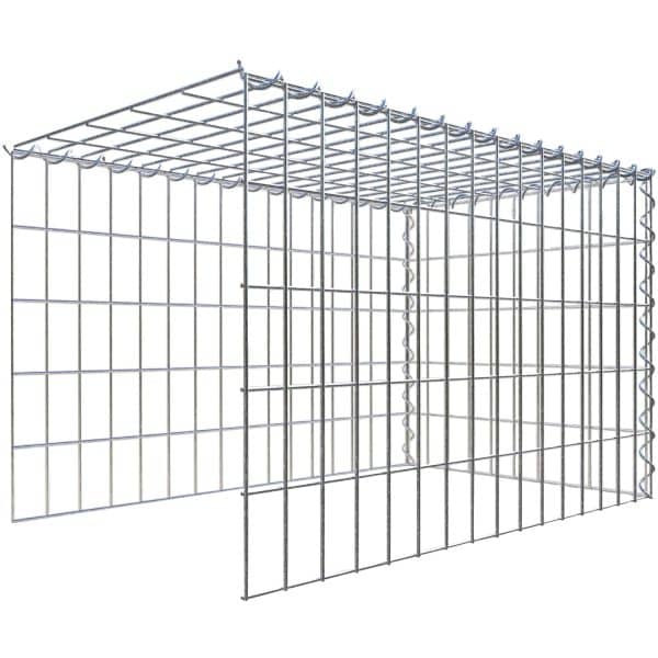 Gabiona Gabione-Anbaukorb Typ 4 50 x 80 x 50 cm Maschenw 5 x 10 cm