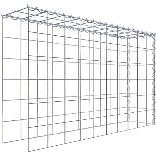 Gabiona Gabione-Anbaukorb Typ 4 60 x 100 x 20 cm Maschenw 10 x 10 cm