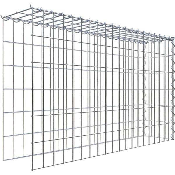 Gabiona Gabione-Anbaukorb Typ 4 60 x 100 x 20 cm Maschenw 5 x 10 cm