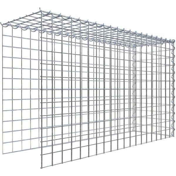 Gabiona Gabione-Anbaukorb Typ 4 60 x 100 x 30 cm Maschenw 5 x 5 cm