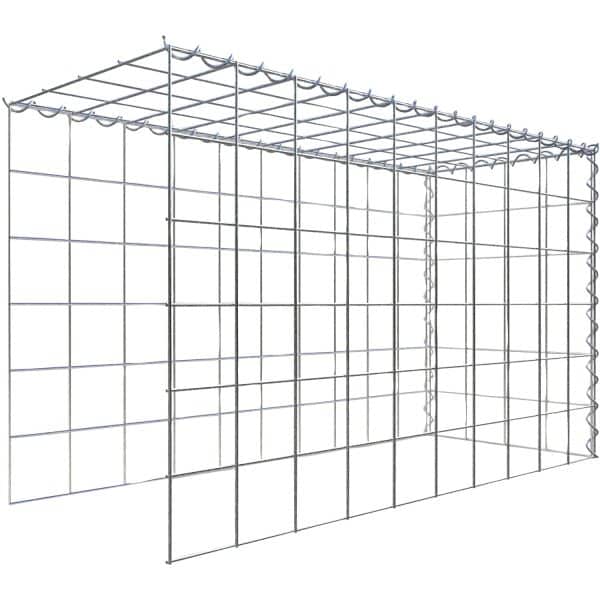 Gabiona Gabione-Anbaukorb Typ 4 60 x 100 x 40 cm Maschenw 10 x 10 cm