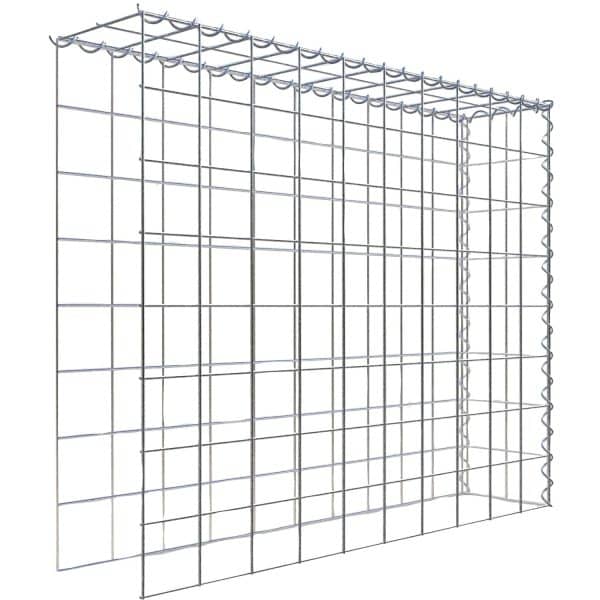 Gabiona Gabione-Anbaukorb Typ 4 80 x 100 x 20 cm Maschenw 10 x 10 cm