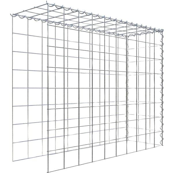 Gabiona Gabione-Anbaukorb Typ 4 80 x 100 x 30 cm Maschenw 10 x 10 cm