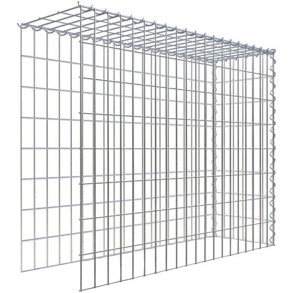 Gabiona Gabione-Anbaukorb Typ 4 80 x 100 x 30 cm Maschenw 5 x 10 cm