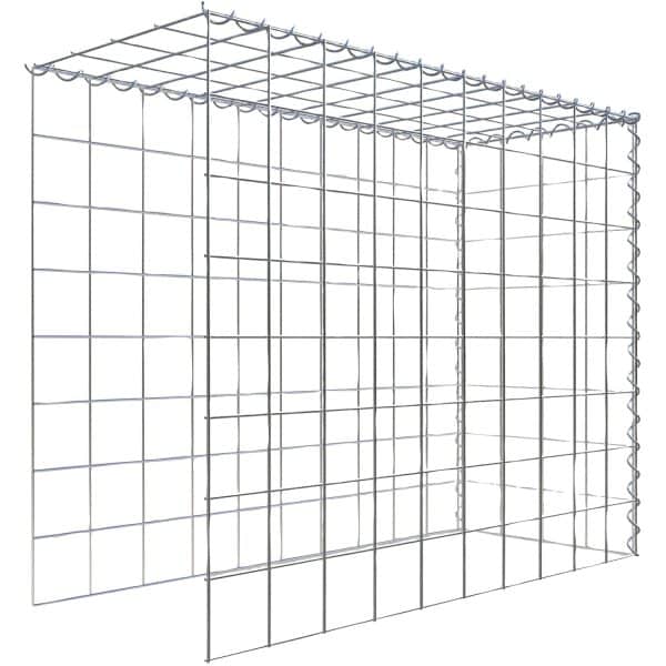 Gabiona Gabione-Anbaukorb Typ 4 80 x 100 x 40 cm Maschenw 10 x 10 cm