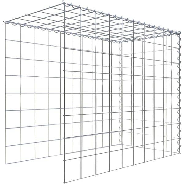 Gabiona Gabione-Anbaukorb Typ 4 80 x 100 x 50 cm Maschenw 10 x 10 cm
