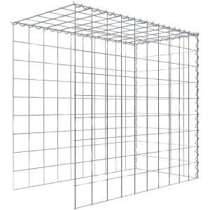 Gabiona Gabione-Anbaukorb Typ 4 90 x 100 x 50 cm Maschenw 10 x 10 cm
