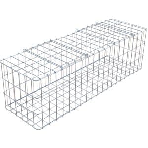 Gabiona Gabione feuerverz 32 x 102 x 32 cm Maschenw 5 x 10 cm