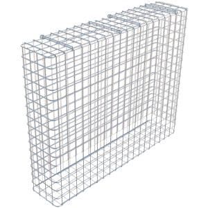 Gabiona Gabione feuerverz 82 x 102 x 22 cm Maschenw 5 x 5 cm