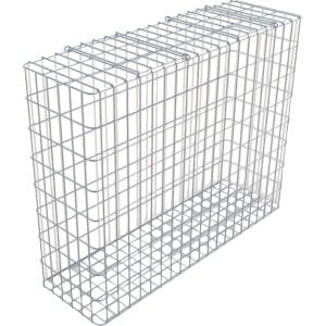 Gabiona Gabione feuerverz 82 x 102 x 32 cm Maschenw 5 x 10 cm