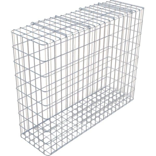 Gabiona Gabione feuerverz 82 x 102 x 32 cm Maschenw 5 x 10 cm