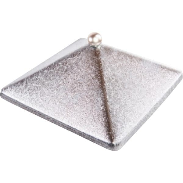 Gabiona Gabionen-Haube feuerverz Silbergrau eckig 10 x 32
