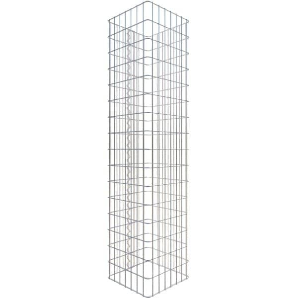 Gabiona Gabionen-Säule eckig 160 x 37 x 37 cm Maschenw 5 x 10 cm