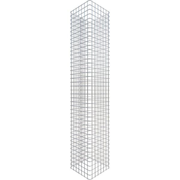 Gabiona Gabionen-Säule eckig 200 x 37 x 37 cm Maschenw 5 x 5 cm