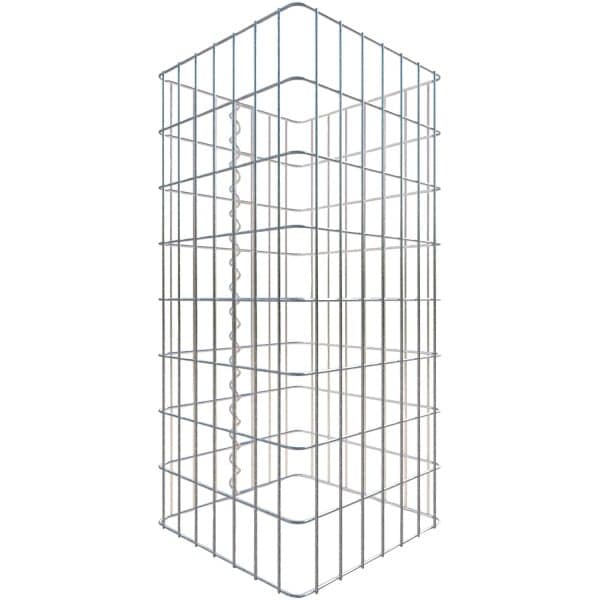 Gabiona Gabionen-Säule eckig 80 x 37 x 37 cm Maschenw 5 x 10 cm