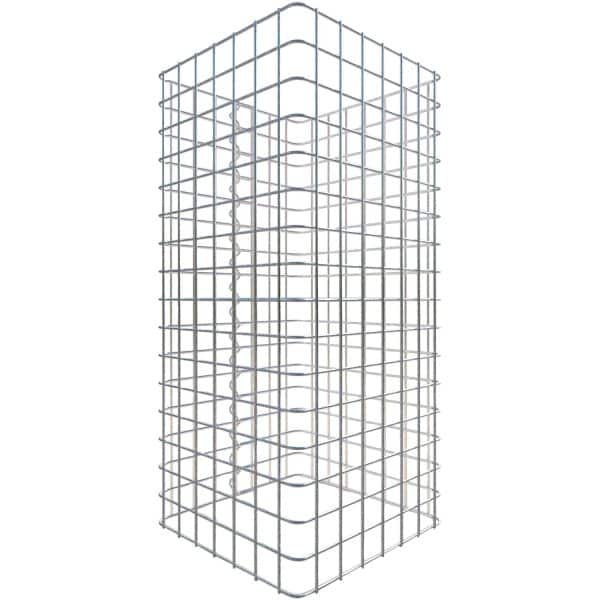 Gabiona Gabionen-Säule eckig 80 x 37 x 37 cm Maschenw 5 x 5 cm