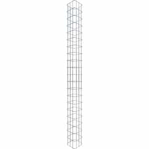 Gabiona Gabionen-Säule eckig feuerverz 200 x 17 x 17 cm Maschenw 5 x 10 cm