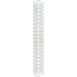 Gabiona Gabionen-Säule eckig feuerverz 200 x 22 x 22 cm Maschenw 5 x 10 cm