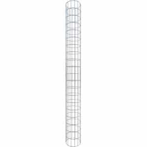 Gabiona Gabionen-Säule rund feuerverz 200 x Ø22 cm Maschenw 5 x 10 cm