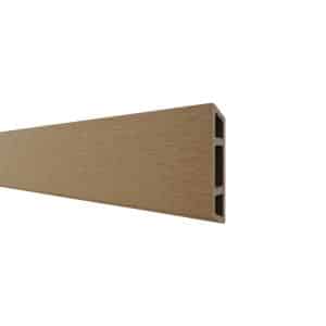 GartenLand Musterstück Rhombus WPC Zaun Set Stockholm Karamellbraun 20 cm
